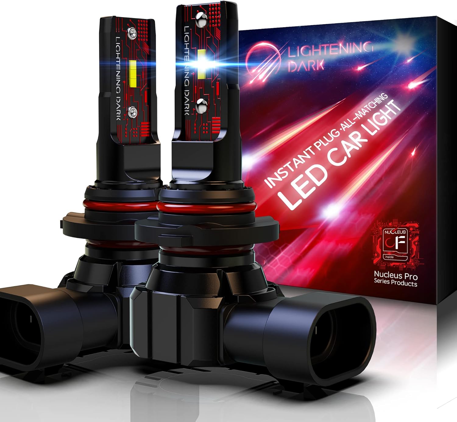 LIGHTENING DARK H11 9005 Combo LED Headlight Bulbs