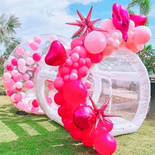 10FT Bubble House Inflatable Bubble Tent 100% PVC Tent Bubble House with Blower for Party Wedding, Clear Dome Balloon Garden Tent