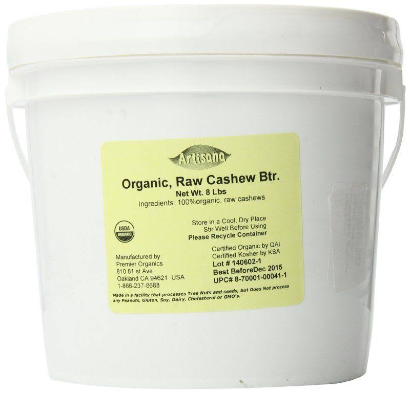 Artisana Organic Raw Cashew Butter, 8 Pound