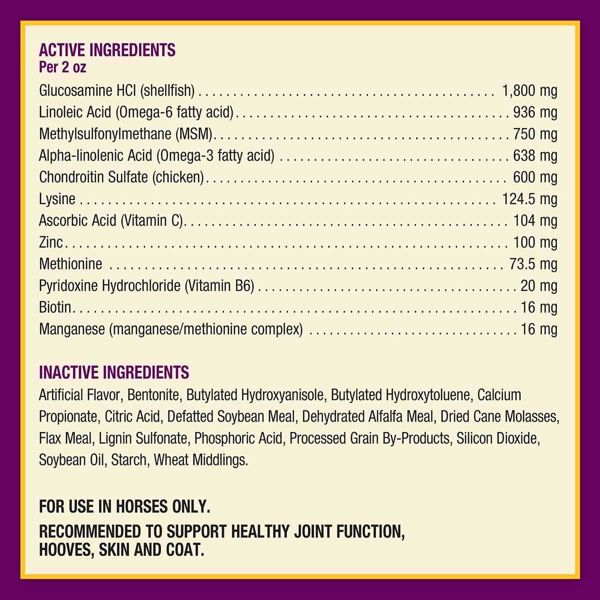 Horse Health Joint Combo Hoof &amp; Coat - Sports Supplies Online Store