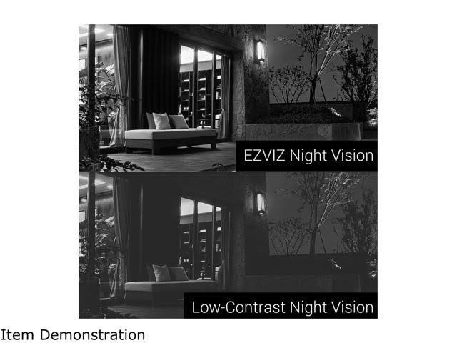 Ezviz Triple HD 3MP Smart Outdoor Surveillance System, 8 Weatherproof HD Security Cameras, 8 Channel 2TB DVR Storage, 100ft Nigh
