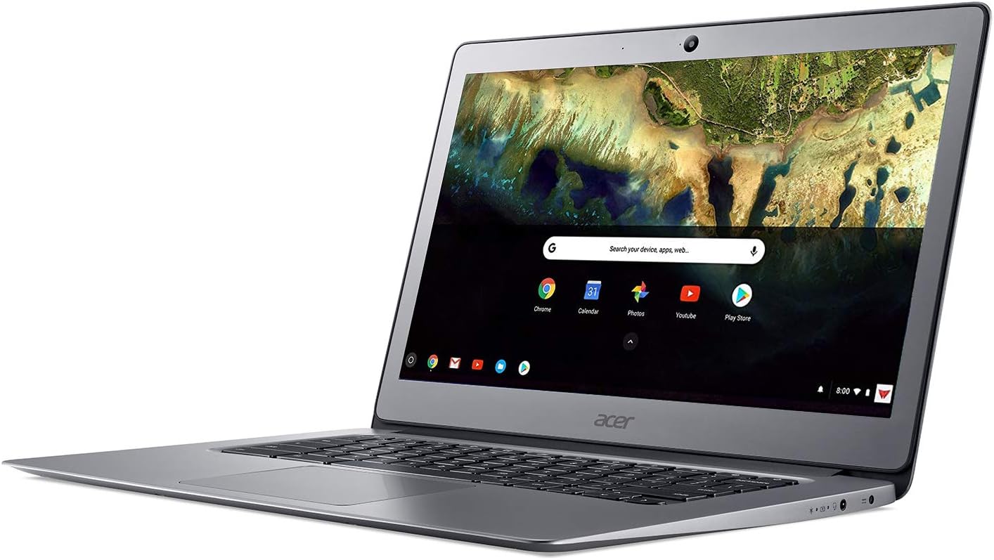 Acer Chromebook 14, Celeron N3160, 14" Full HD, 4GB LPDDR3, 16GB eMMC, CB3-431-C9W7 Bundle, Silver