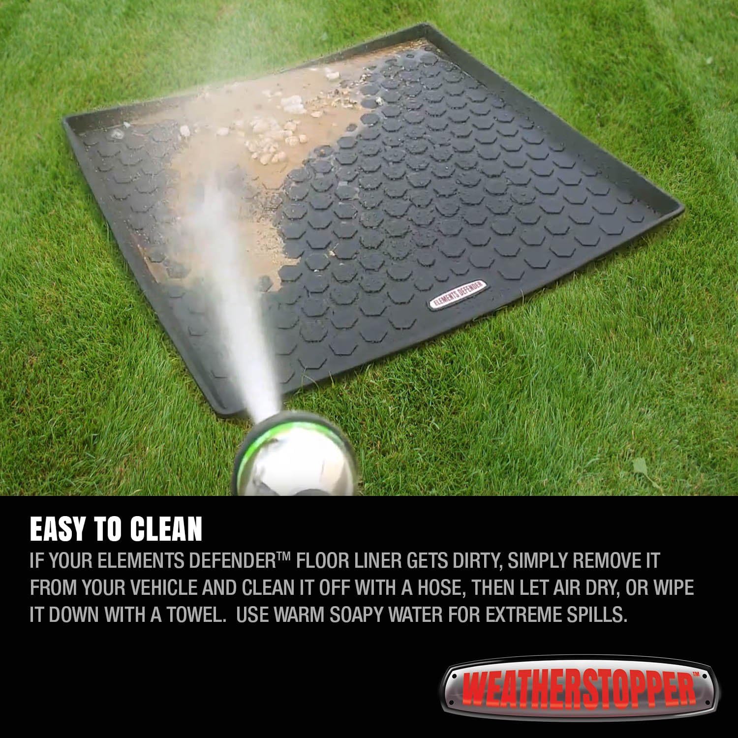 2015 - 2017 Ford F-150 Floor Mats (FRONT & REAR LINERS - 100% WEATHER RESISTANT) Fits Crew Cab F150 Trucks in 2015,2016 & 2017 Models