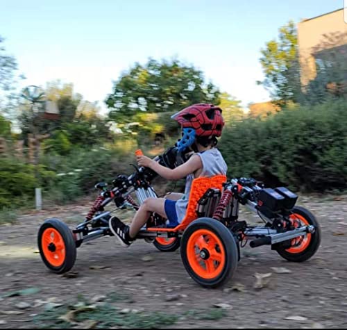 Electric Go Kart Constructibles Over 15 Electric Vehicles Battery Powered for Boys and Girls Kids Electric Ride on Cars Best Gifts for 5 to 18 Year