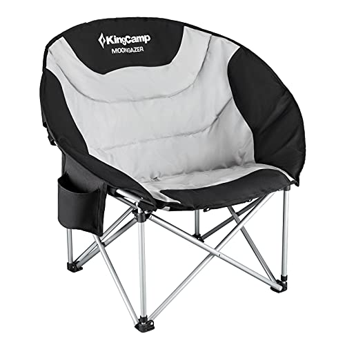 KingCamp Oversized XL Camping Chair, Heavy Duty 500lbs Folding Couch for Adults