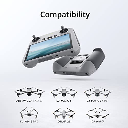 DJI RC, Remote Controller with Lightweight Body, FHD Screen, 4hr Battery, Precision Control Sticks, O3+ Transmission