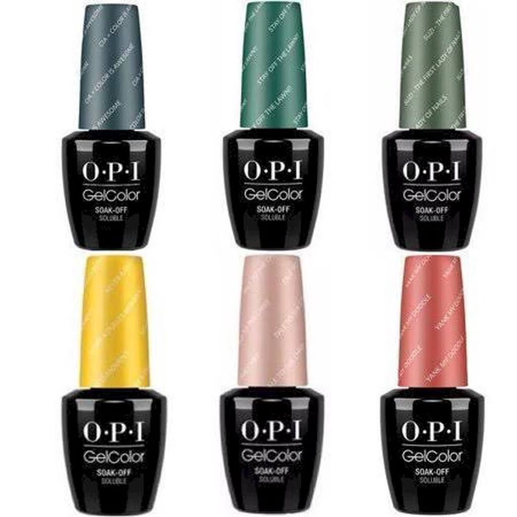 OPI Nail GelColor Washington Collection Set #1 * 6 Bottles *