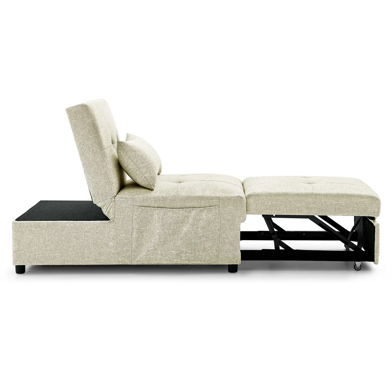 Folding Sofa Bed Chair, 4in1 Multi-Function Single Folding Ottoman Sleeper Sofa Bed w/Storage Bag