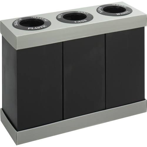 Safco At-Your-Disposal 3-Bin Recycling Center (9798BL)