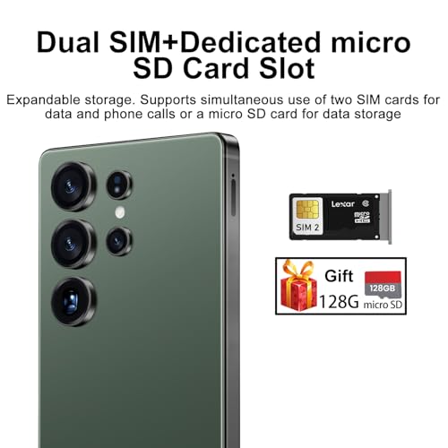X25 Ultra 5G Cell Phone, Unlocked Android Smart Phone, 8+256GB+128GB Unlocked Android Phone