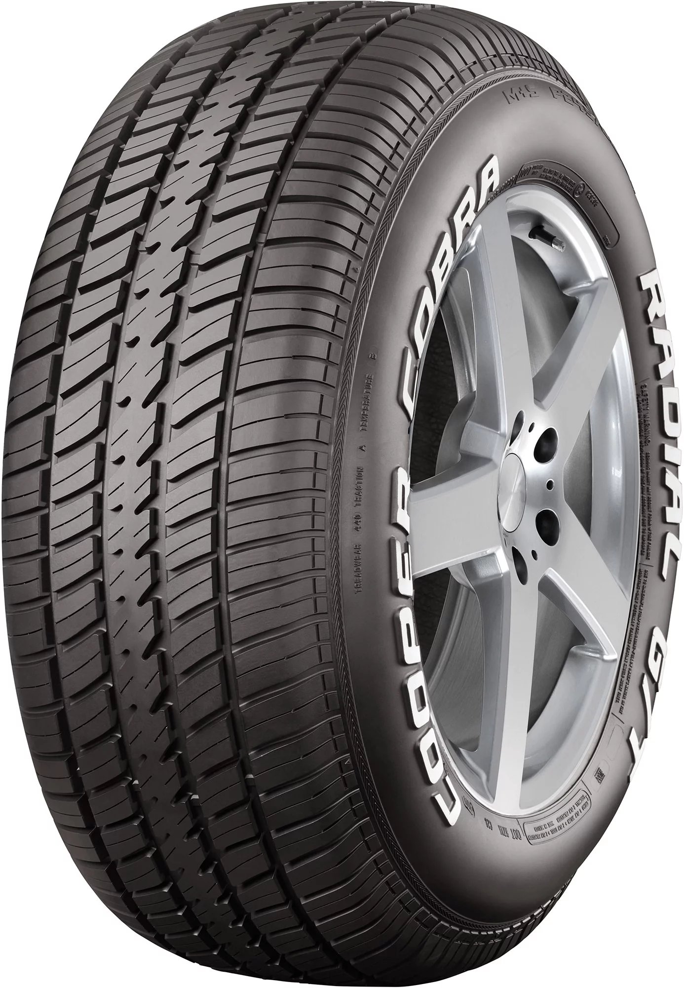 (Qty: 2) P235/60R15 Cooper Cobra Radial G/T 98T tire