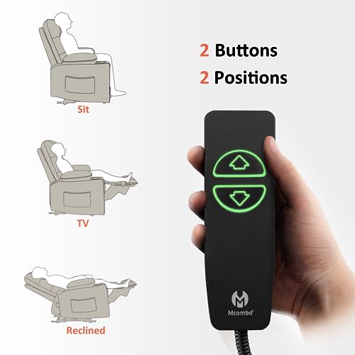 MCombo Zero Gravity Power Recliner Chair with Heat and Vibration Massage, Reclining Chair with USB Ports, Cup Holders for Living Room