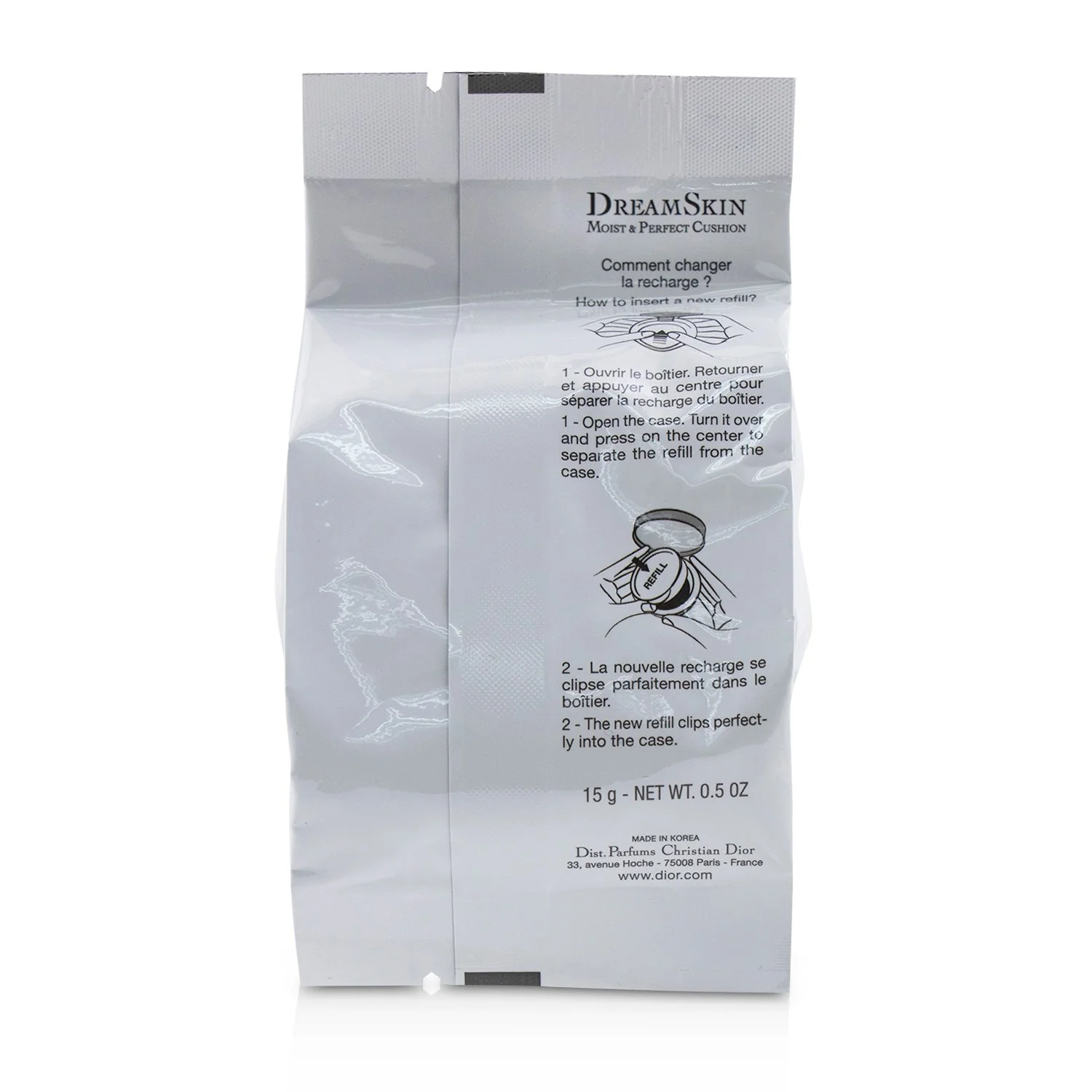 Christian Dior Capture Dreamskin Moist & Perfect Cushion SPF 50 Refill - # 020 (Light Beige) 15g/0.5oz