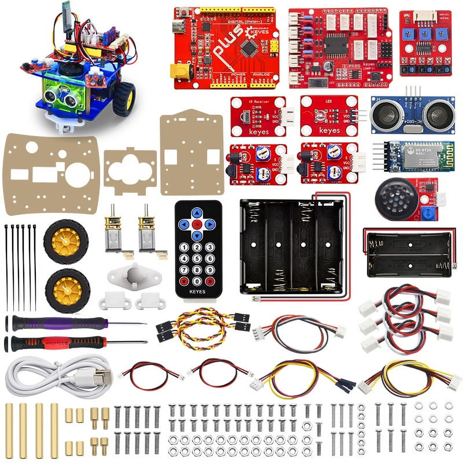 STEM Projects for Kids/Adults, Coding Robot Kit Learning & Education Robot Toys Gift for Boys and Girls to Learn Robotics