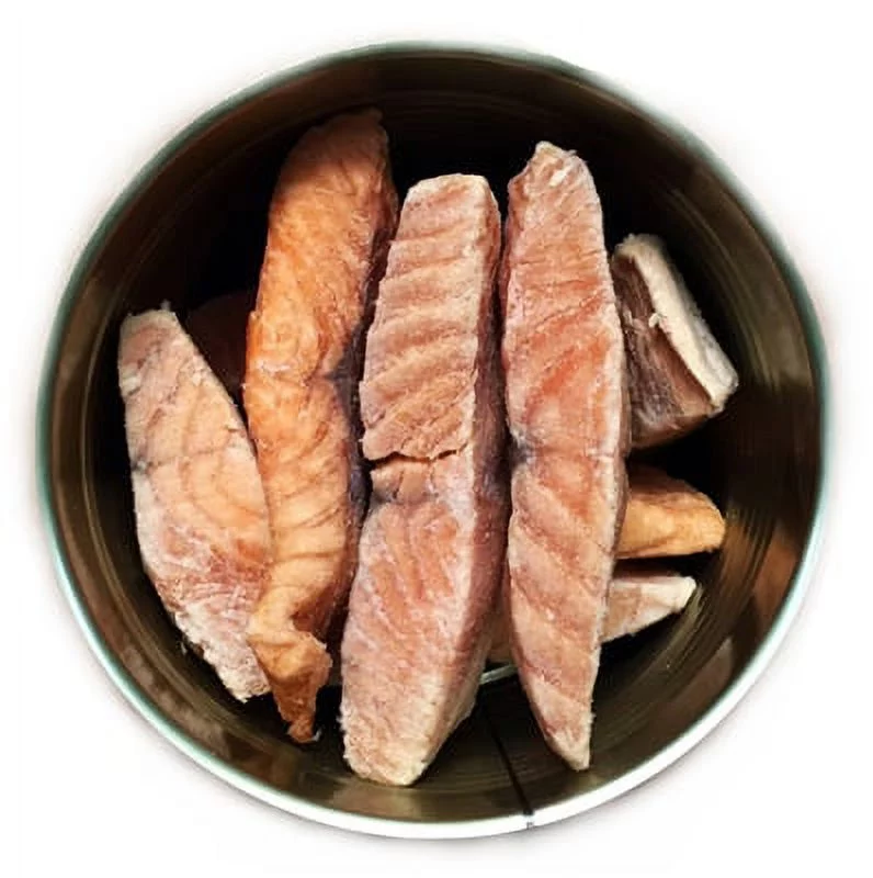 Military Surplus Freeze Dried Salmon Fillets Long Shelf Life Emergency Survival Preparedness Food for Camping Hiking and Backpacking #10 Can- 1 Can
