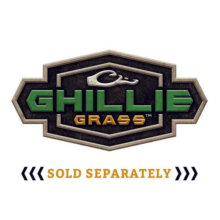 Drake Waterfowl Drake Ghillie Boat Blind with No-Shadow Dual Action Top - Sports Supplies Online Store
