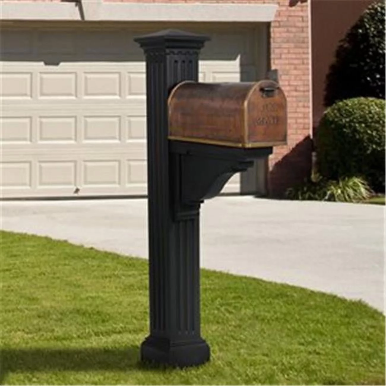Mayne 5852B Manchester Mail Post - Black - Curated Treasures Market