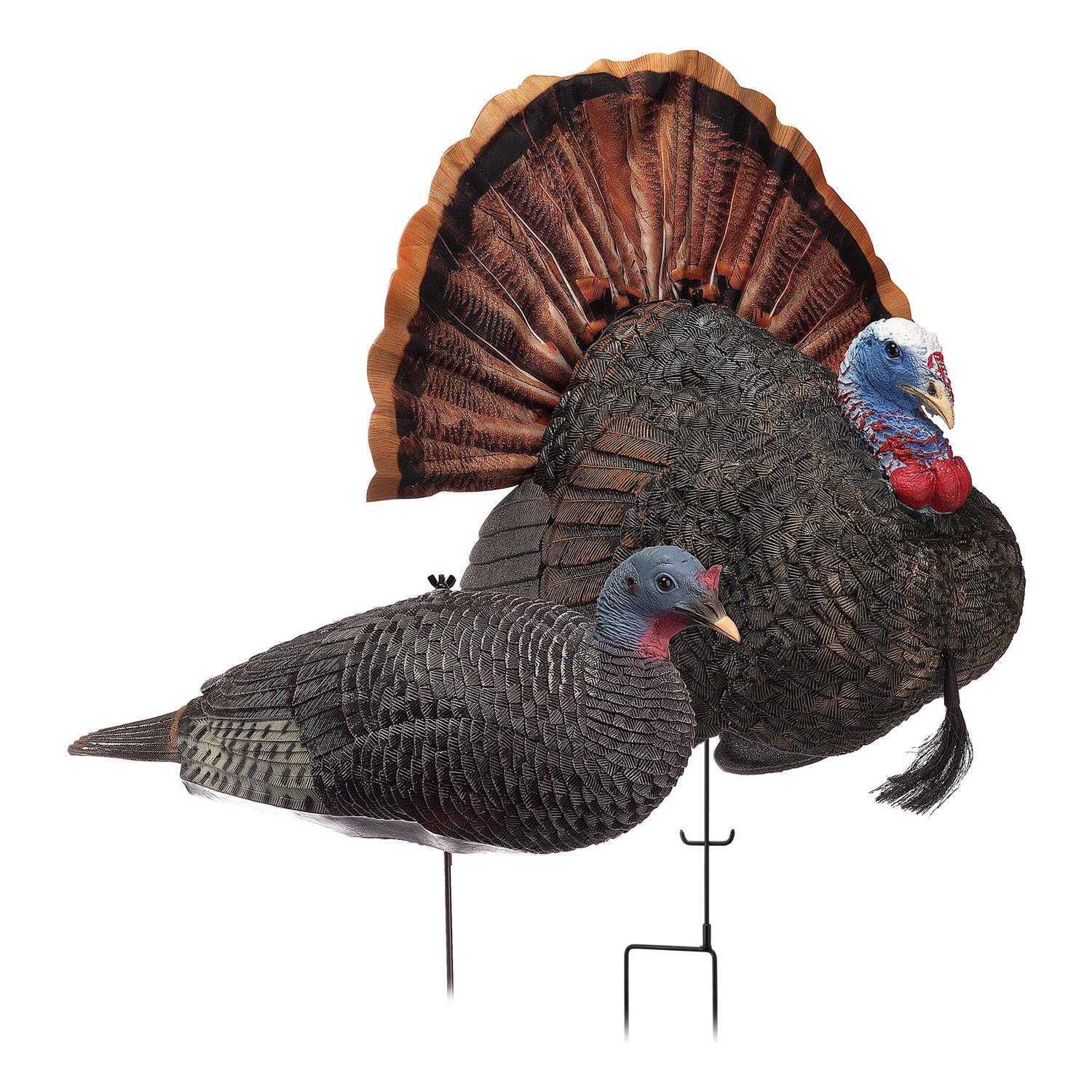RedHead Reality Series Remote Crazy Jake and Mating Hen Turkey Decoy Combo - Sports Supplies Online Store