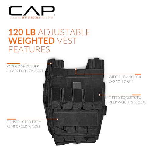 CAP Barbell Adjustable Weighted Vest | Various Sizes