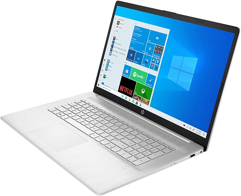 HP 17.3In FHD IPS Laptop Computer, AMD Ryzen 5-5500U Processor(> i7-1065G7), Radeon Graphics, HD Audio, Webcam, FingerPrint, Win 10S, Silver