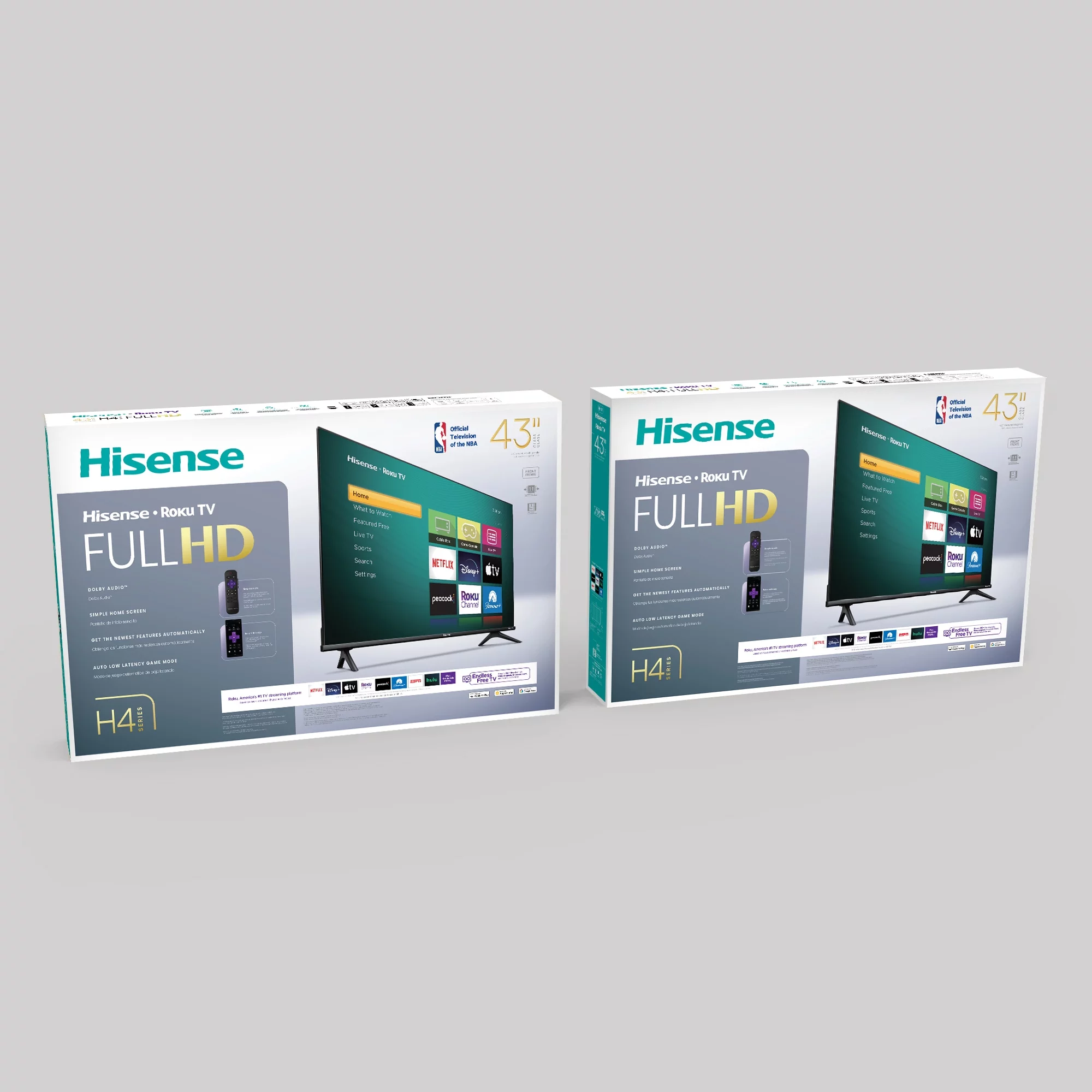 Hisense 43 Class 1080p FHD LED Roku Smart TV H4030F Series (43H4030F3)