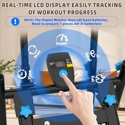 Stair Stepper for Home Gym, Vertical Stair Climber Cardio Exercise Machine for Full-Body Workout