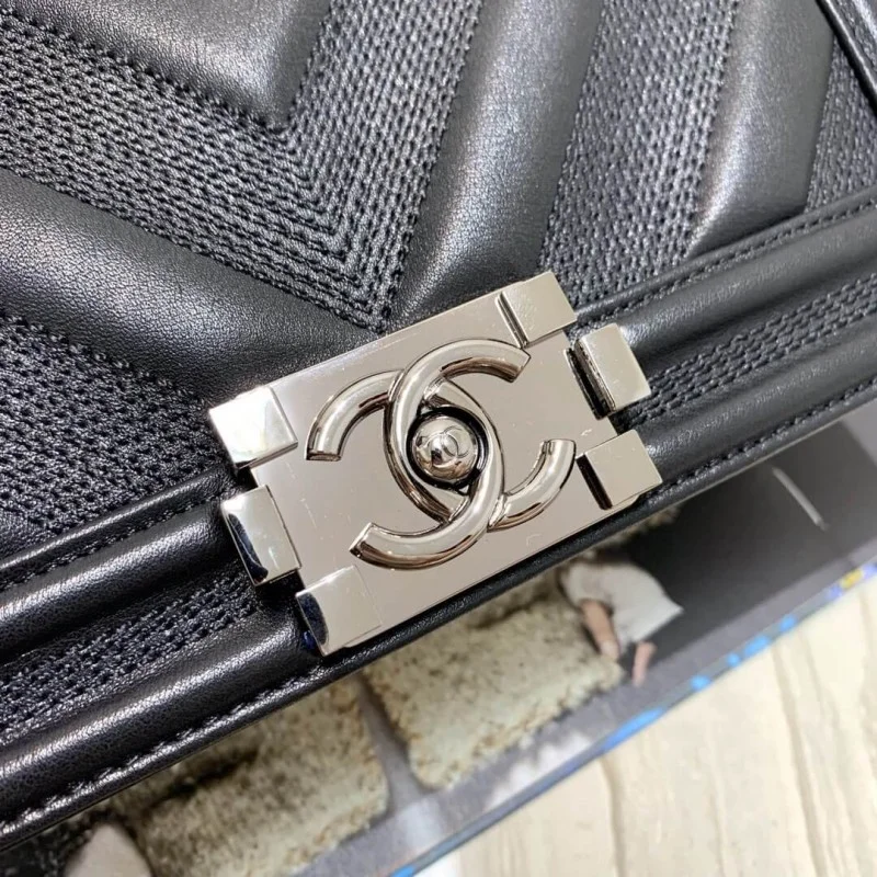 Chanel Calfskin Boy Chanel Handbag A67086