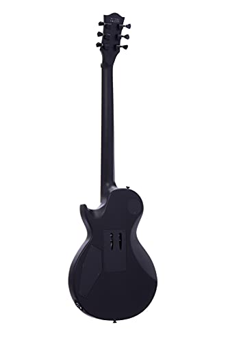 IYV 6 String IYV-ILP-400FR Solid Body wilth Floyld Rose Tremelo Electric Guitar, Satin Black, Right, (ILP-400FR)