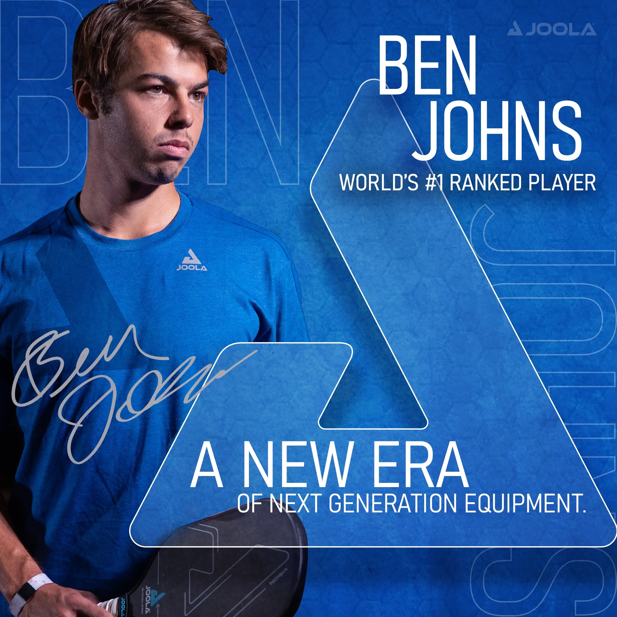 JOOLA Ben Johns Hyperion CFS 16mm Pickleball Paddle, Elongated Handle, Black Carbon Surface