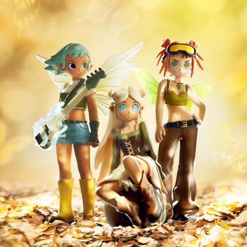 POP MART Peach Riot Punk Fairy Series Figures, 12PCs Peach Riot Blind Box Figures, Random Design Action Figures Collectible Toys Home Decorations