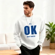 【 Made in the USA 】 Custom hoodie, custom logo round neck hoodie, personalized text hoodie, round neck warm hoodie, personalized hoodie