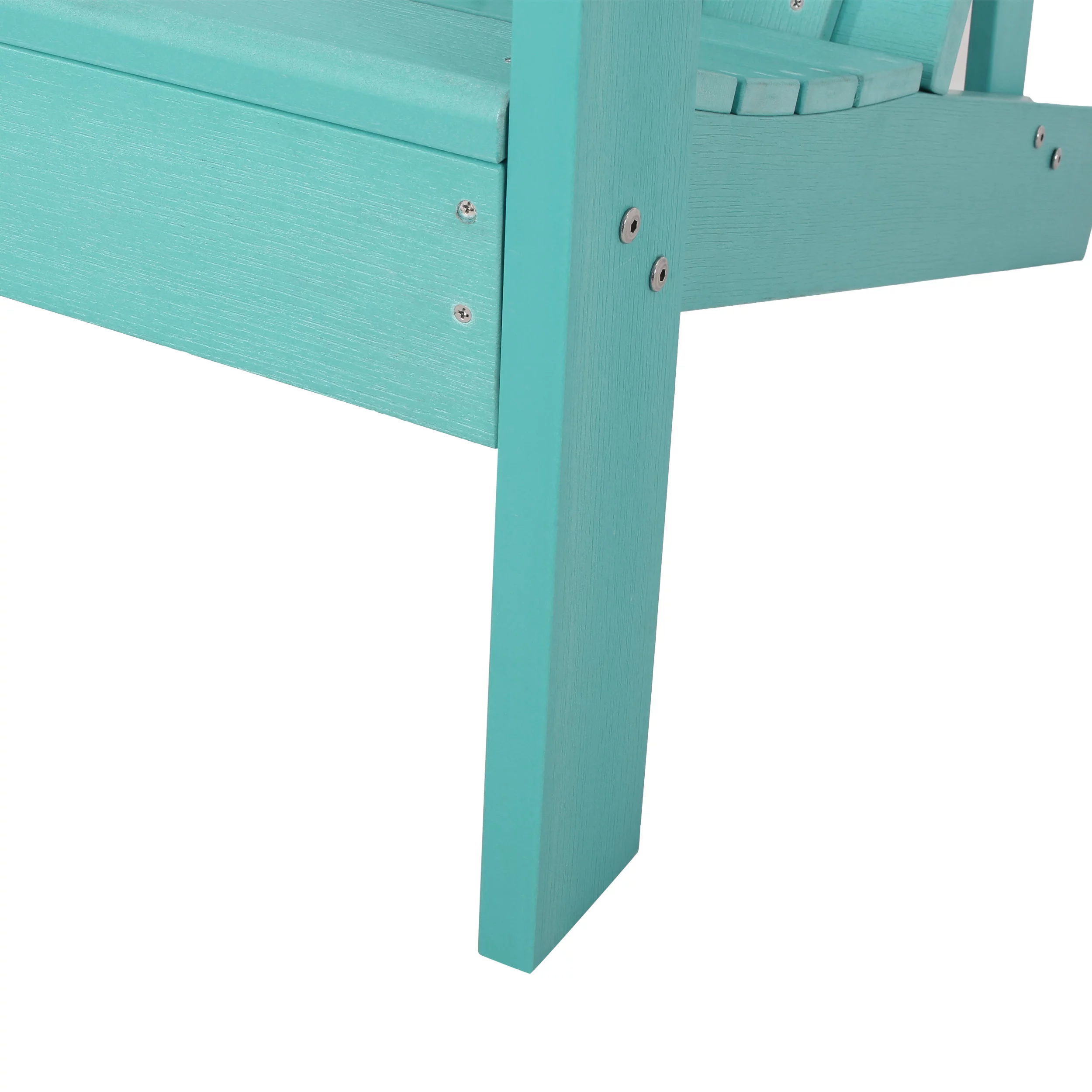 Giulietta Faux Wood Outdoor Adirondack Chair, Teal