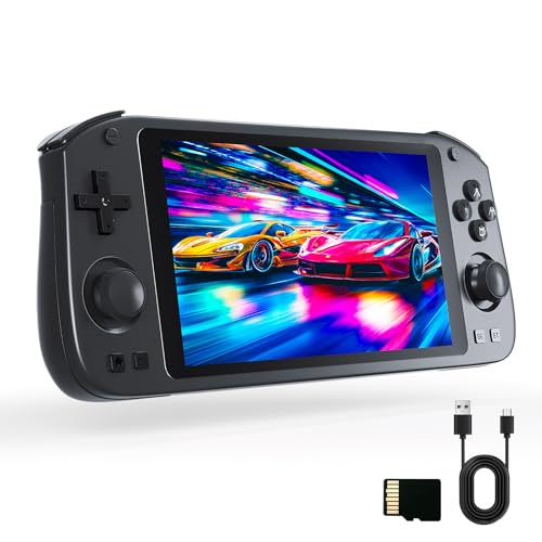 Retro Handheld Game Console with Android System, RK35XX, HD 5.55 Inch Touch Screen, 4000mAh Battery, Support HDMI Output, WiFi