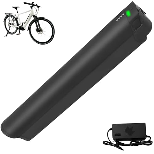 E-Bike Li-Ion Battery 36V Ebike Battery 10.4Ah 12Ah 13.6Ah Ebike Down Tube Battery for 350W 500W 750W 1000W Motor with Charger and Safety Lock LED