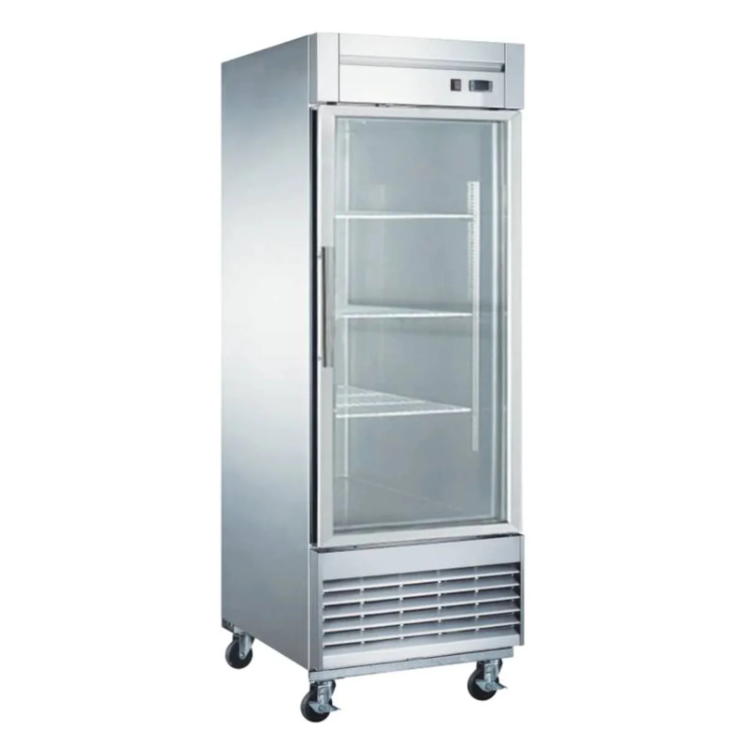 West Kitchen WKF-23BG 27 1 Door Glass Reach-In Freezer