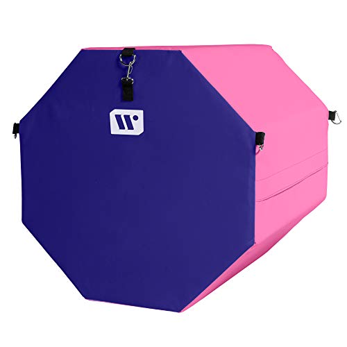 We Sell Mats Gymnastics Octagon Skill Shape Tumbling Mat, Somersault Backbend Trainer for Gymnastics, Cheerleading and Martial Arts