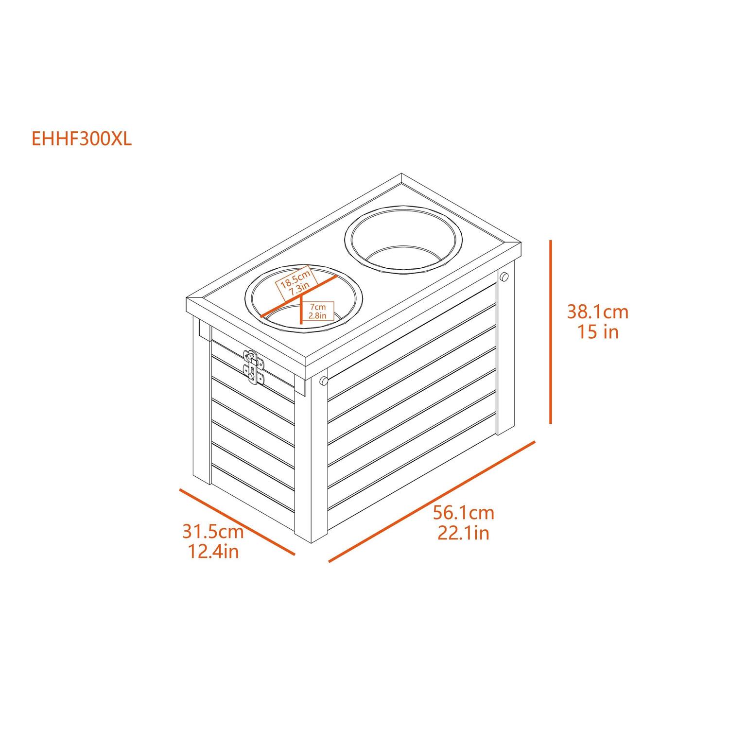 New Age Pet Piedmont Diner with Storage