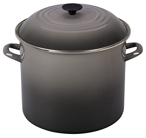 Le Creuset Enamel on Steel Stockpot, 10 qt., Olive