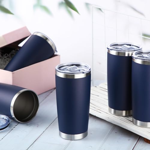 Sieral 36 Packs Stainless Steel Tumbler Bulk with Lid Vacuum Double Wall Insulated Travel Coffee Mug Powder Coated Tumbler Cup for Graduation Wedding