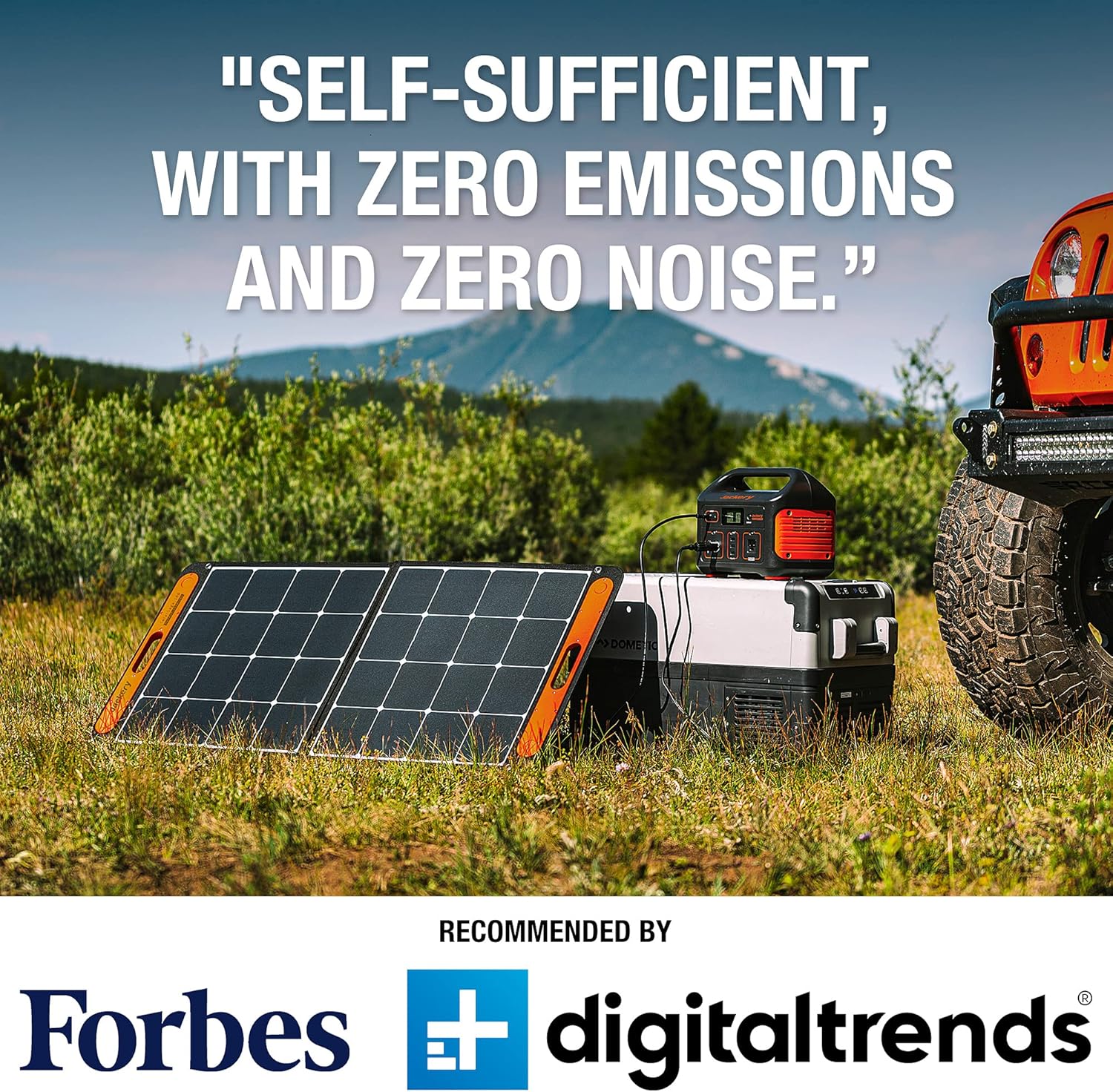 Jackery SolarSaga 100W Portable Solar Panel for Explorer 240/300/500/1000/1500 Power Station