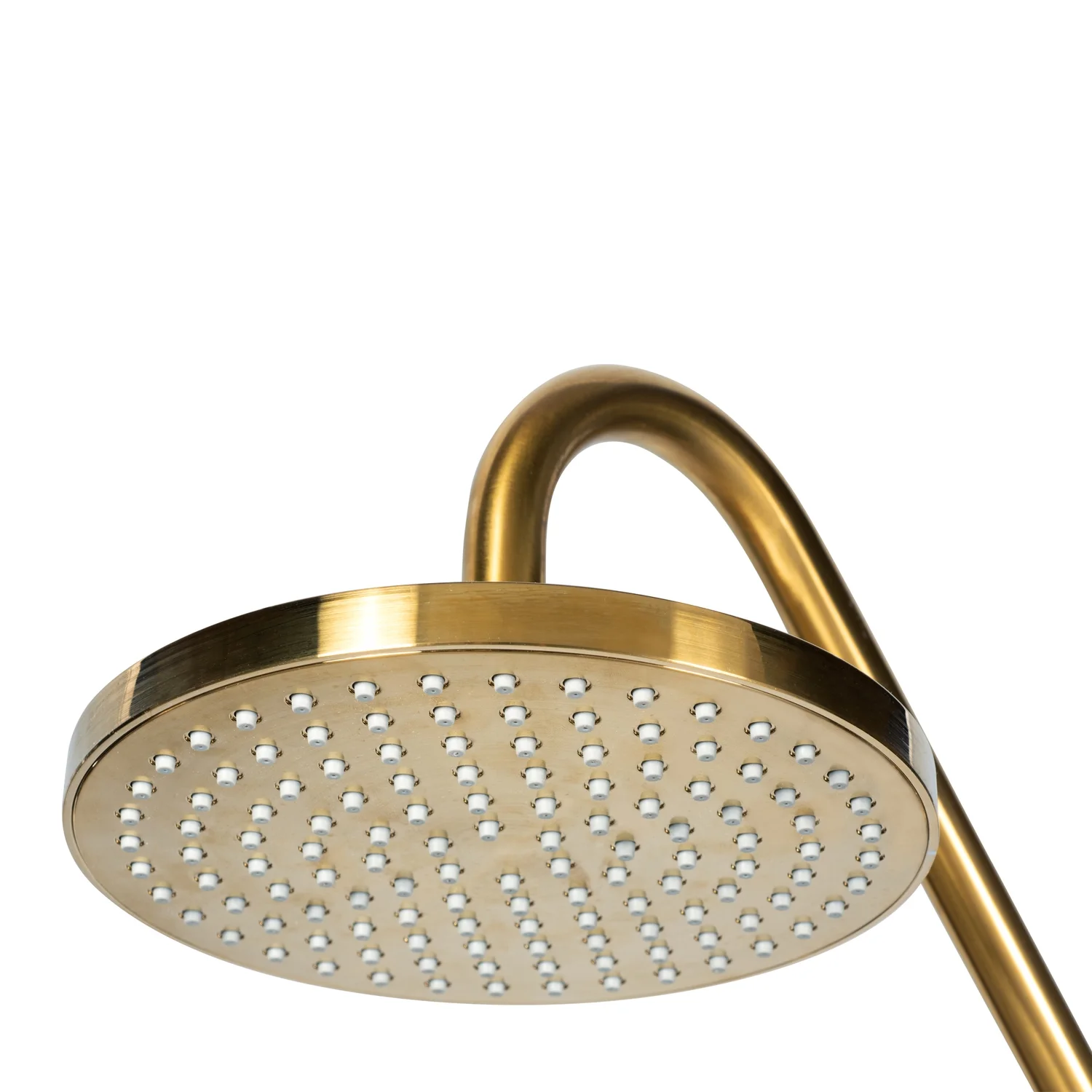 PULSE ShowerSpas 1011-lll-BG Kauai III Shower System, with 8" Rain Showerhead, 5-Function Hand Shower, Adjustable Slide Bar and Soap Dish