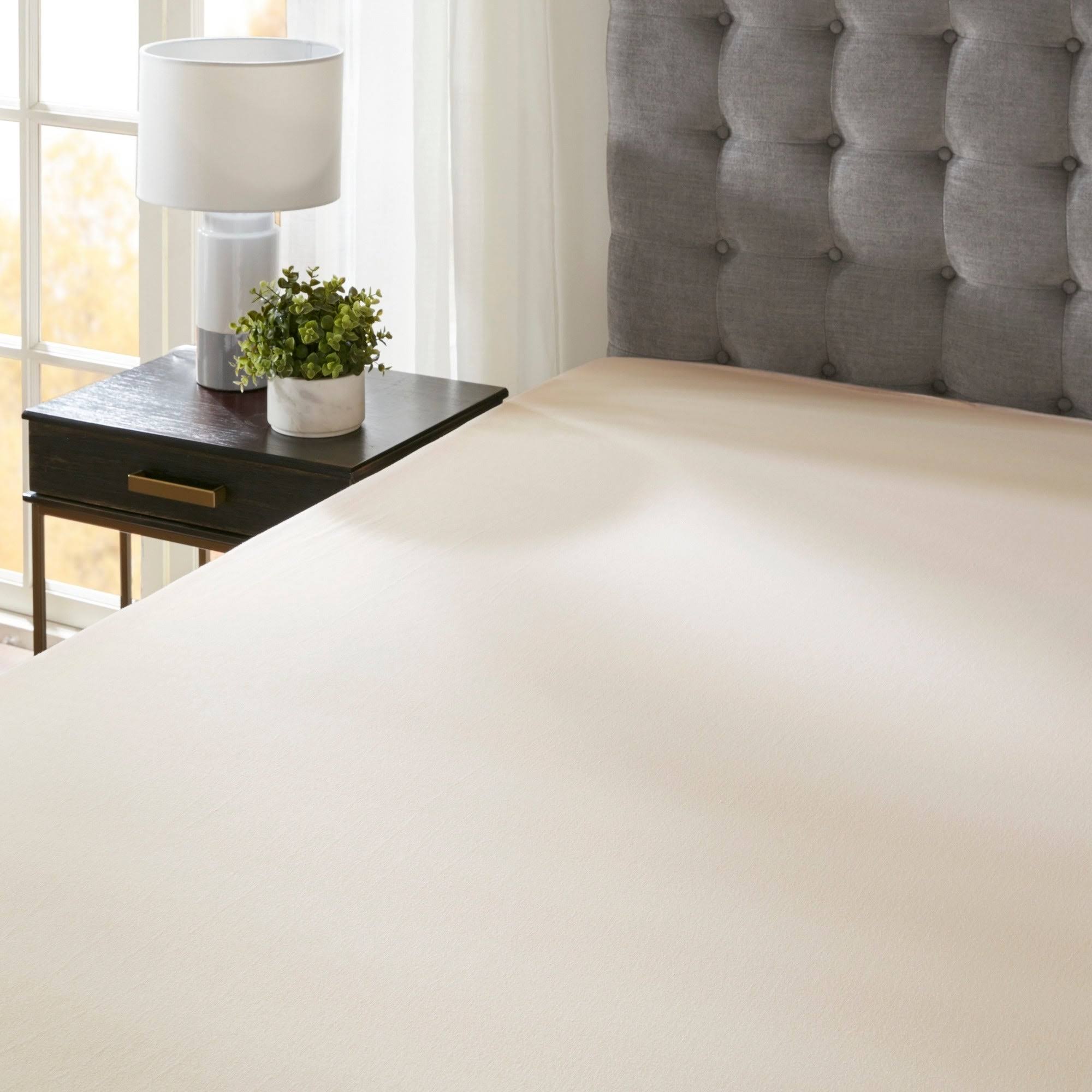 Sleep Philosophy 4x22 Memory Foam Mattress Topper, Twin, White