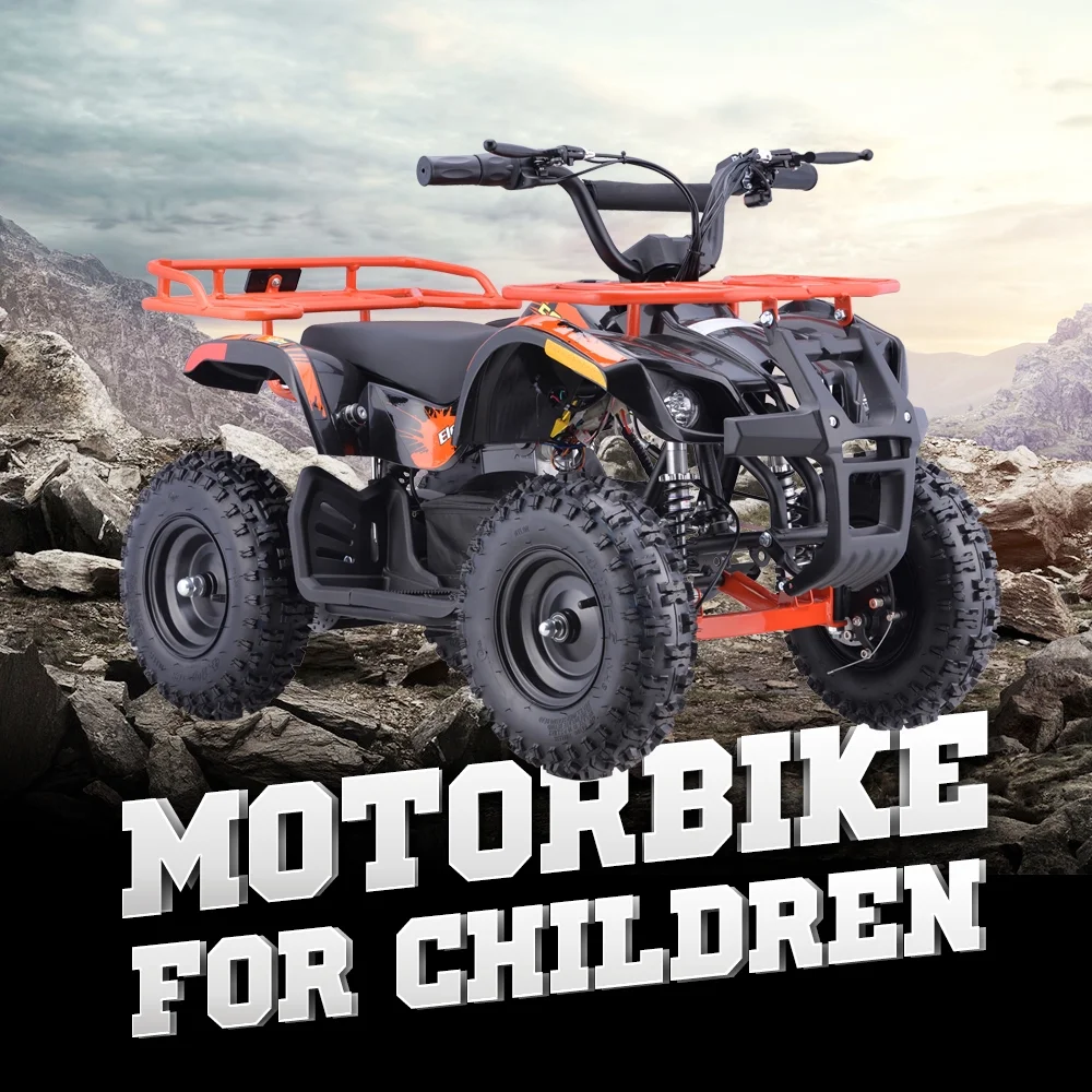 HOVER HEART Dirt Quad 500 for Kids Teenager, 36V Electric 4-Wheeler for Teens, X-Large Metal Frame, Speed Control, Suspension, Disc Brake