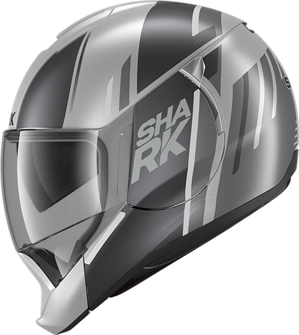 Shark - Helmet Evojet Vyda Mat Silver / Anthracite / Black - Size M