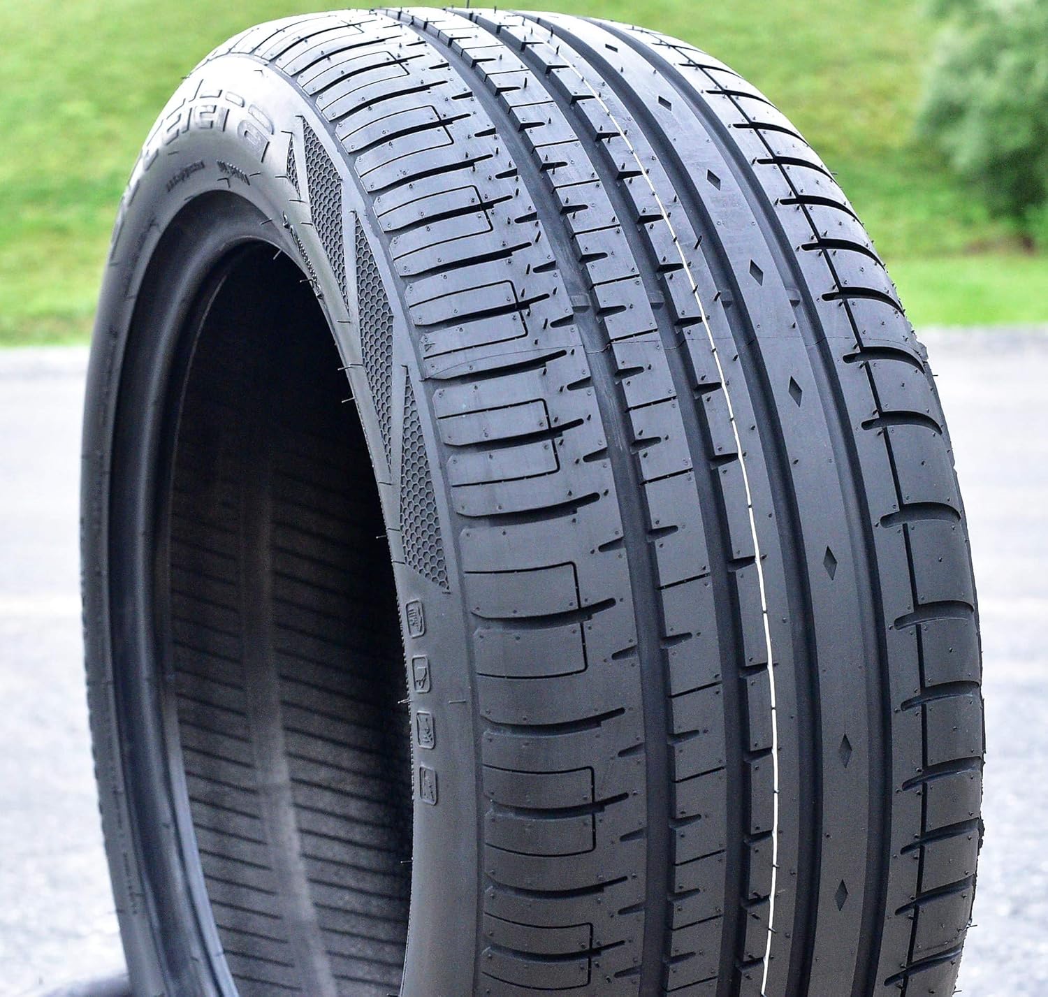 Set of 4 (FOUR) Accelera Phi-R All-Season High Performance Radial Tires-245/35R18 245/35ZR18 245/35/18 245/35-18 92Y Load Range XL 4-Ply BSW Black