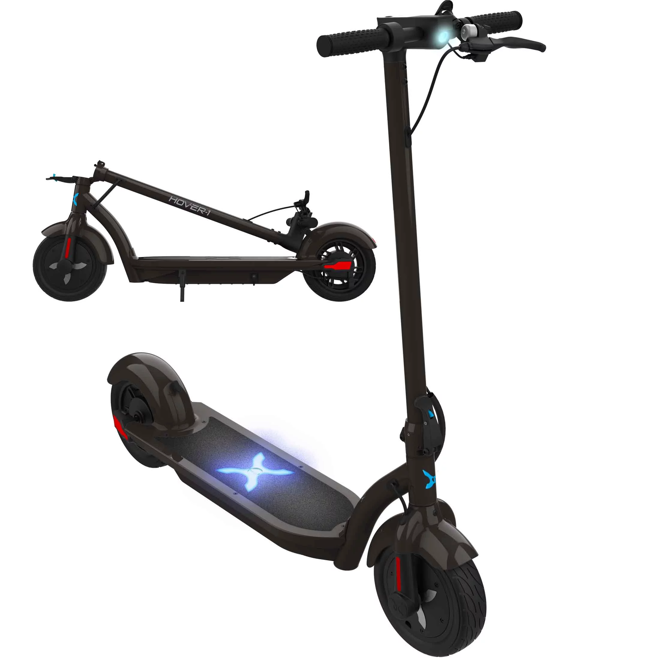 Hover-1 Alpha Electric Scooter, 18 mph Speed, 264 lb Max Weight, Black, UL 2272 Certified - Radiant Selections
