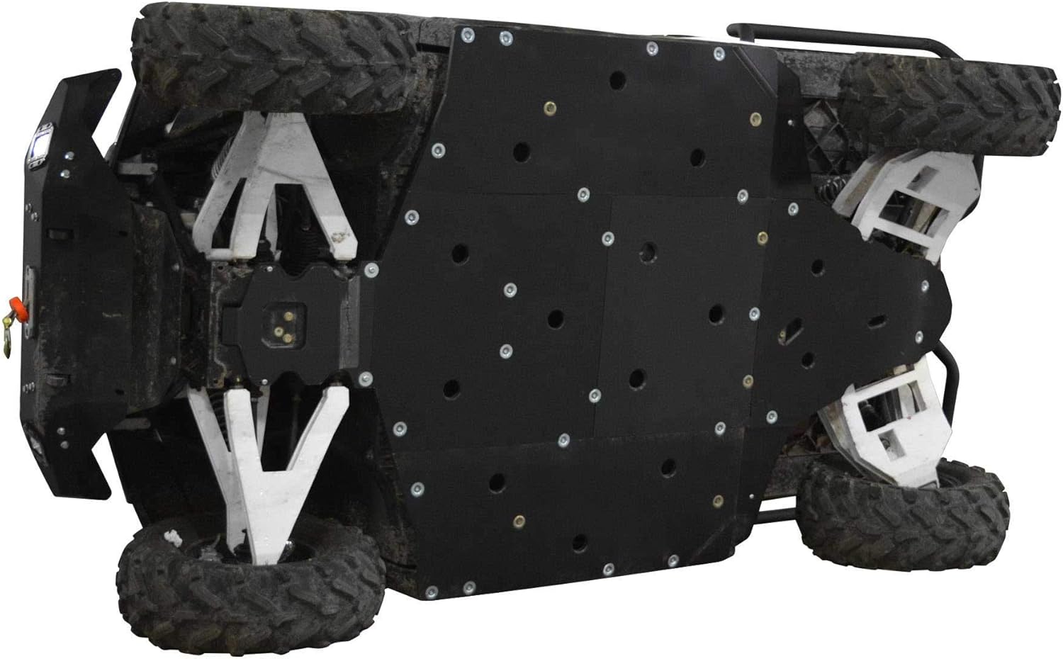 SuperATV 1/2 Thick UHMW Skid Plate for 2019-2020 Polaris Ranger XP 1000 Crew / 2019-2020 XP 1000 NorthStar Crew | Fully protect your machine's