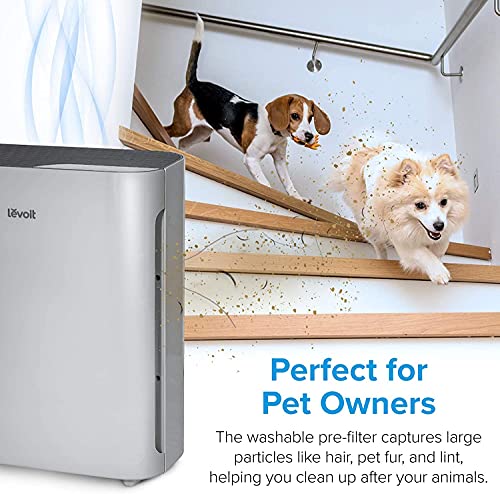 LEVOIT Air Purifier for Home Large Room, H13 True HEPA Filter Cleaner with Washable Filter for Allergies and Pets, Smokers, Mold, Pollen, Dust