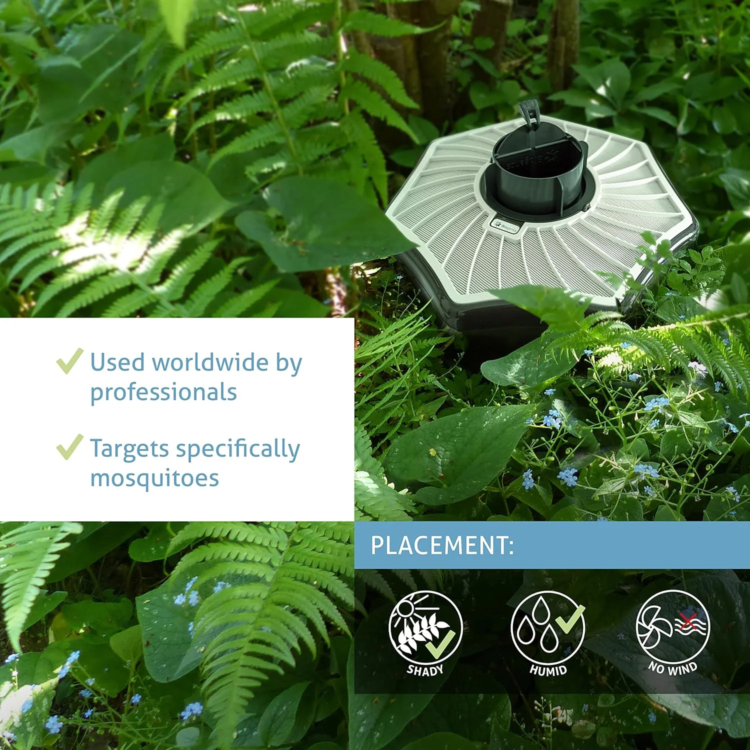 Biogents BG-Mosquitaire Outdoor Mosquito Catcher + Attractant, Against Asian Tiger & Dengue Type