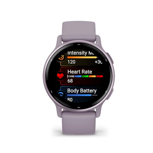 Garmin v&iacute;voactive 5, Health and Fitness GPS Smartwatch, AMOLED Display, Up to 11 Days of Battery, Ivory